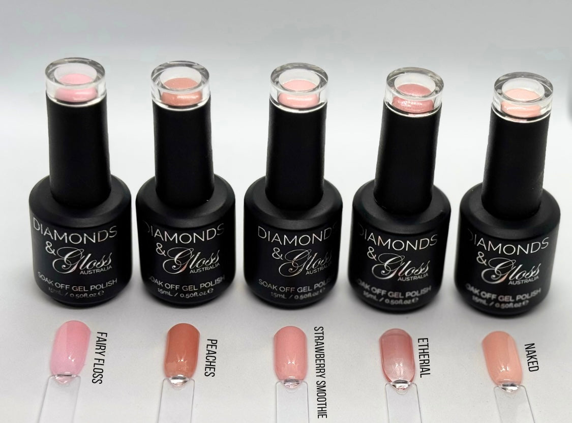 ✨Shimmer Nude Gel Polish Collection - Hema Free (Limited Edition)🤍