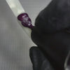 Wine Dark Purple HEMA Free Gel Nail Polish Diamonds & Gloss Australia Video Painting a Nail Swatch Stick with cruelty free and vegan Gel Polish which can be used on acrylic, builder gel and polygel nails.