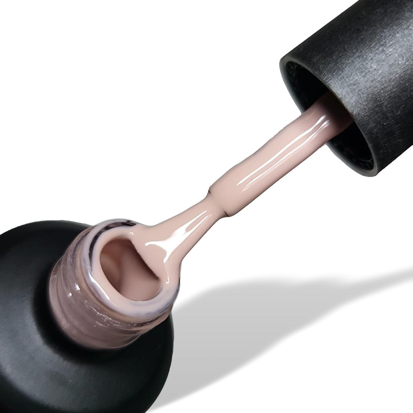 Bare All Light Natural Nude HEMA Free Gel Nail Polish 15ml Bottle & Brush