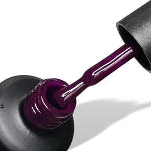 Bella Purple Jelly Transparent  HEMA Free Gel Nail Polish 15ml Bottle & Brush