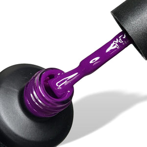 Boysenberry Purple Shimmer HEMA Free Gel Nail Polish 15ml Bottle & Brush 