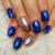 Cool Waters Blue Shimmer Glossy & Matte HEMA Free Gel Nail Polish Swatches 
