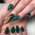 Greenstone Green Glossy & Matte HEMA Free Gel Nail Polish Swatches 