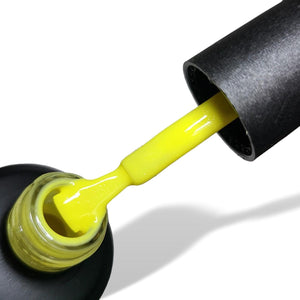  Lemon Yellow HEMA Free Gel Nail Polish 15ml Bottle & Brush 