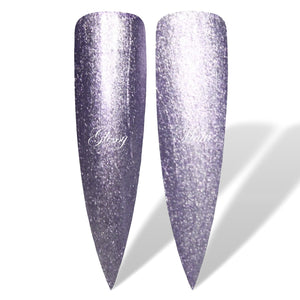 Lilac Purple Metallic Glossy & Matte HEMA Free Gel Nail Polish Swatches 