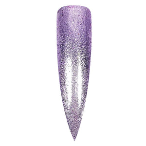 Light lavender Purple Metallic Glitter Swatch Nail