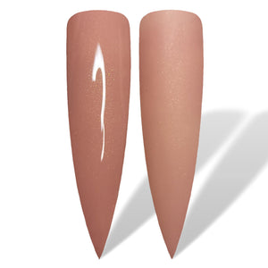 Peaches Nude Shimmer Glossy & Matte HEMA Free Gel Nail Polish Swatches