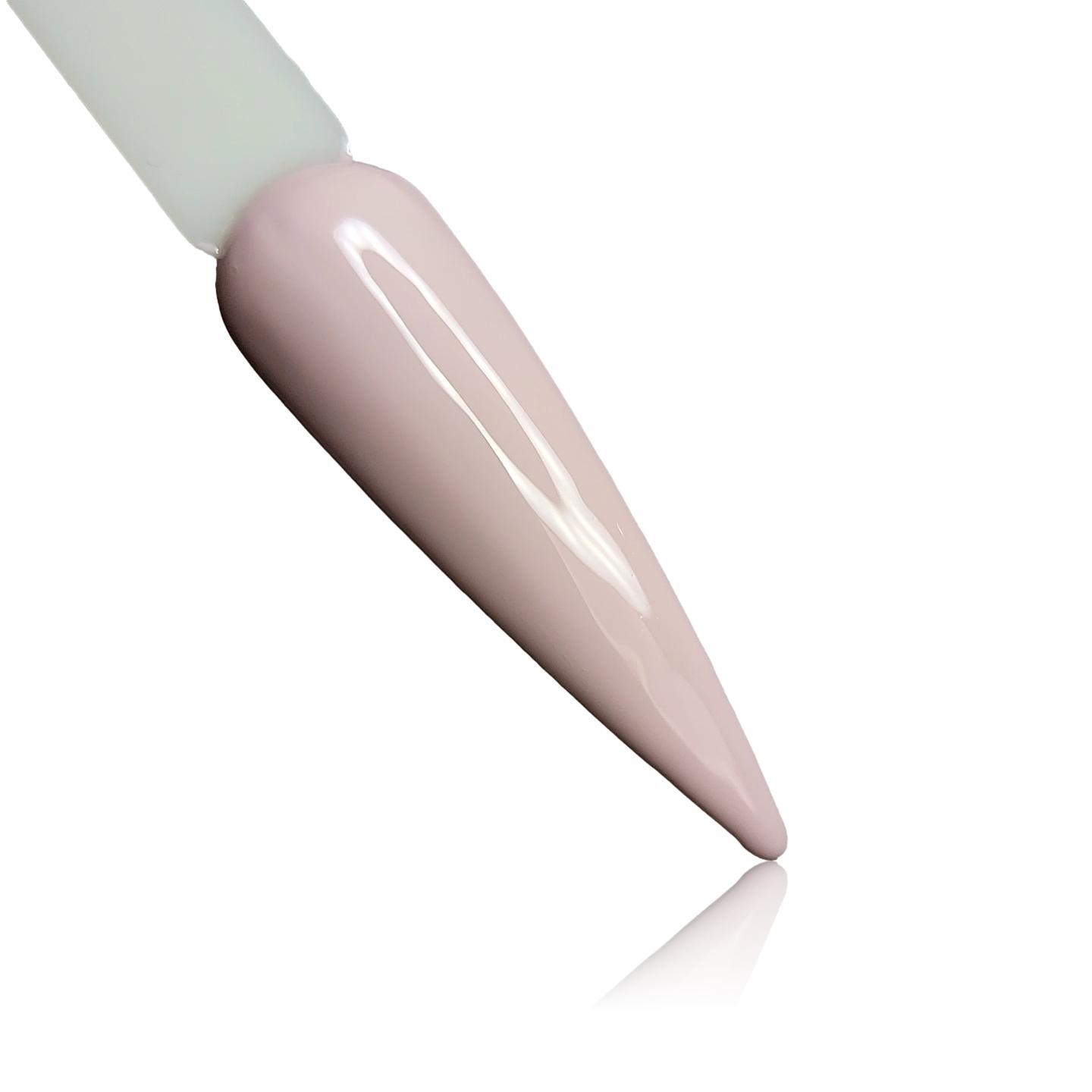 Smooth as Silk Nude HEMA Free Gel Polish on Nail Swatch Stick