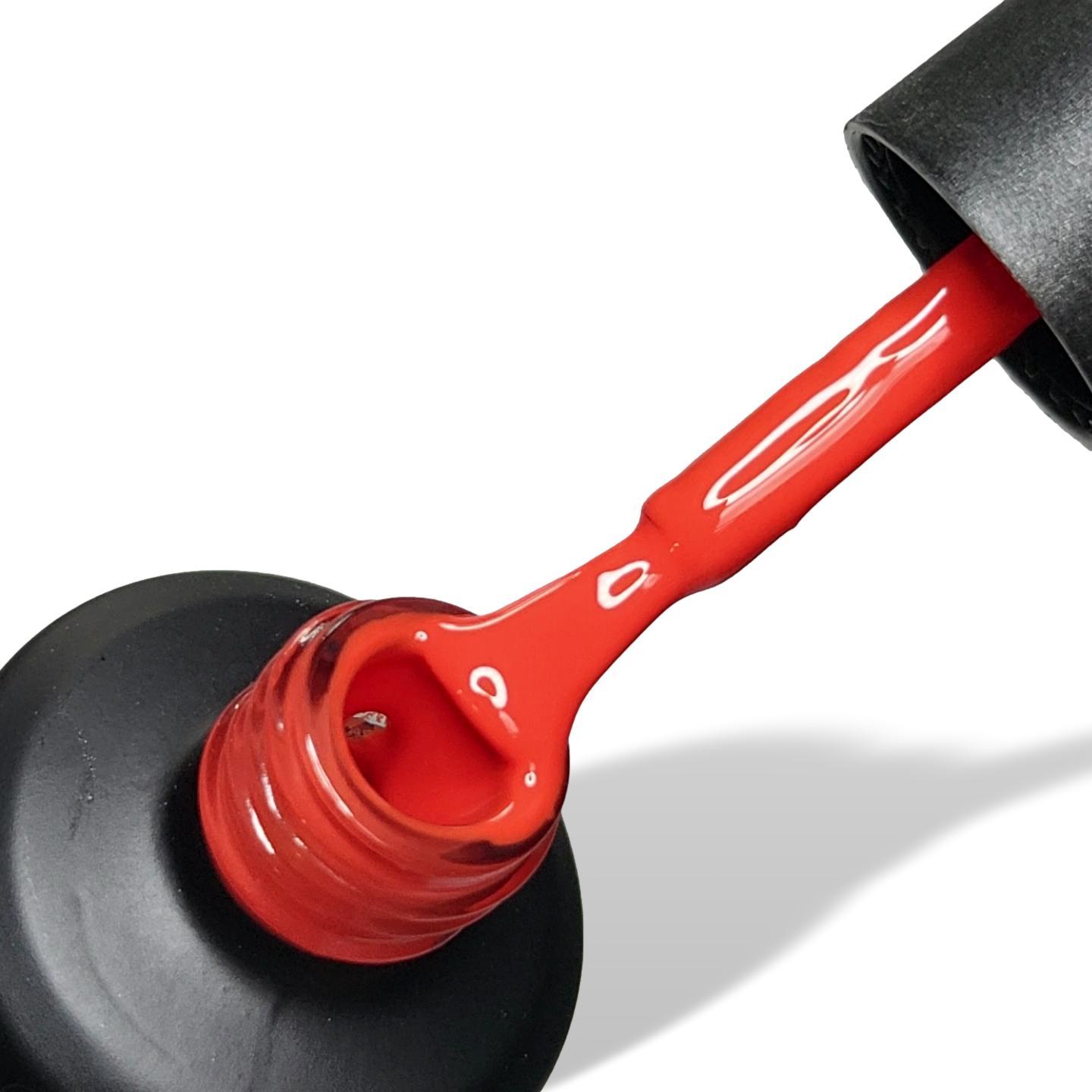 Vixen Red HEMA Free Gel Nail Polish 15ml Bottle & Brush