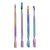 curved end chameleon rainbow chrome Cuticle Pusher