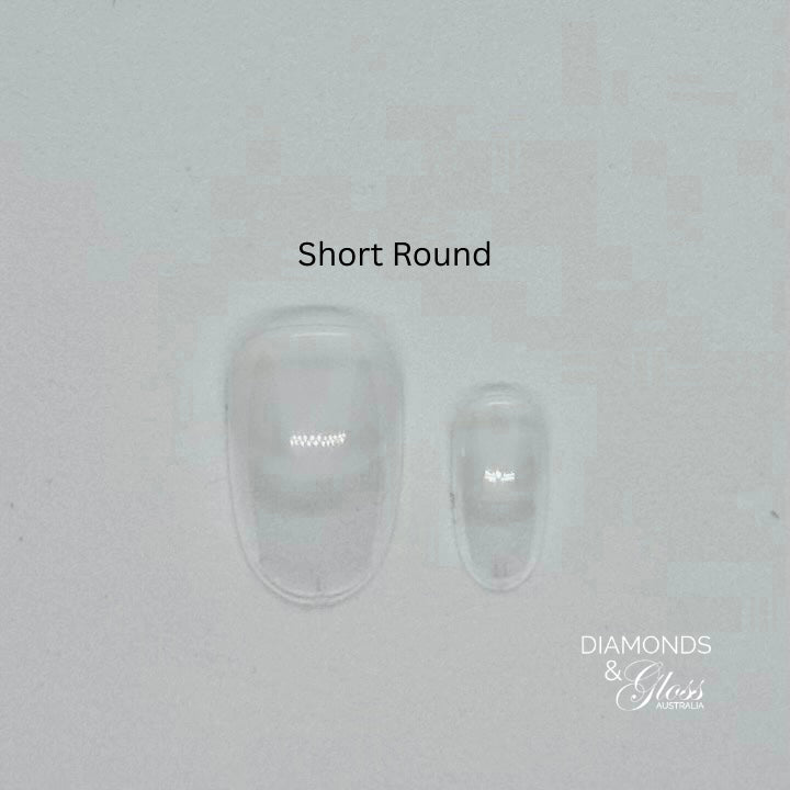 Diamond Pro Soft Gel Extension Tips- Short Round