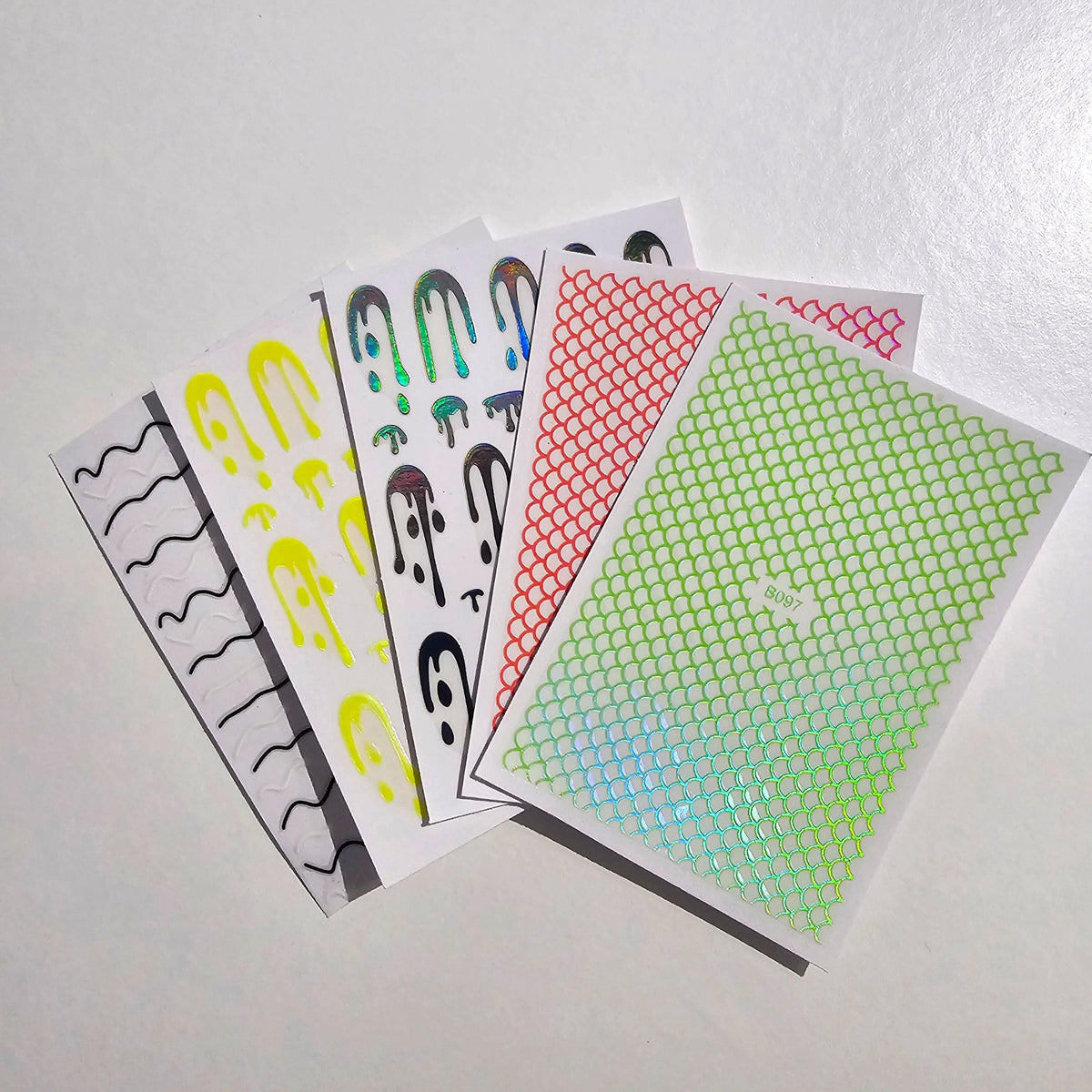 Nail Stickers Bundle #1 - REDUCED TO CLEAR $5