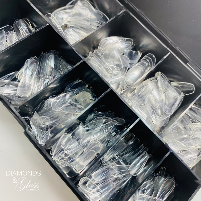 Diamond Pro Soft Gel Extension Tips - Extra Short Coffin