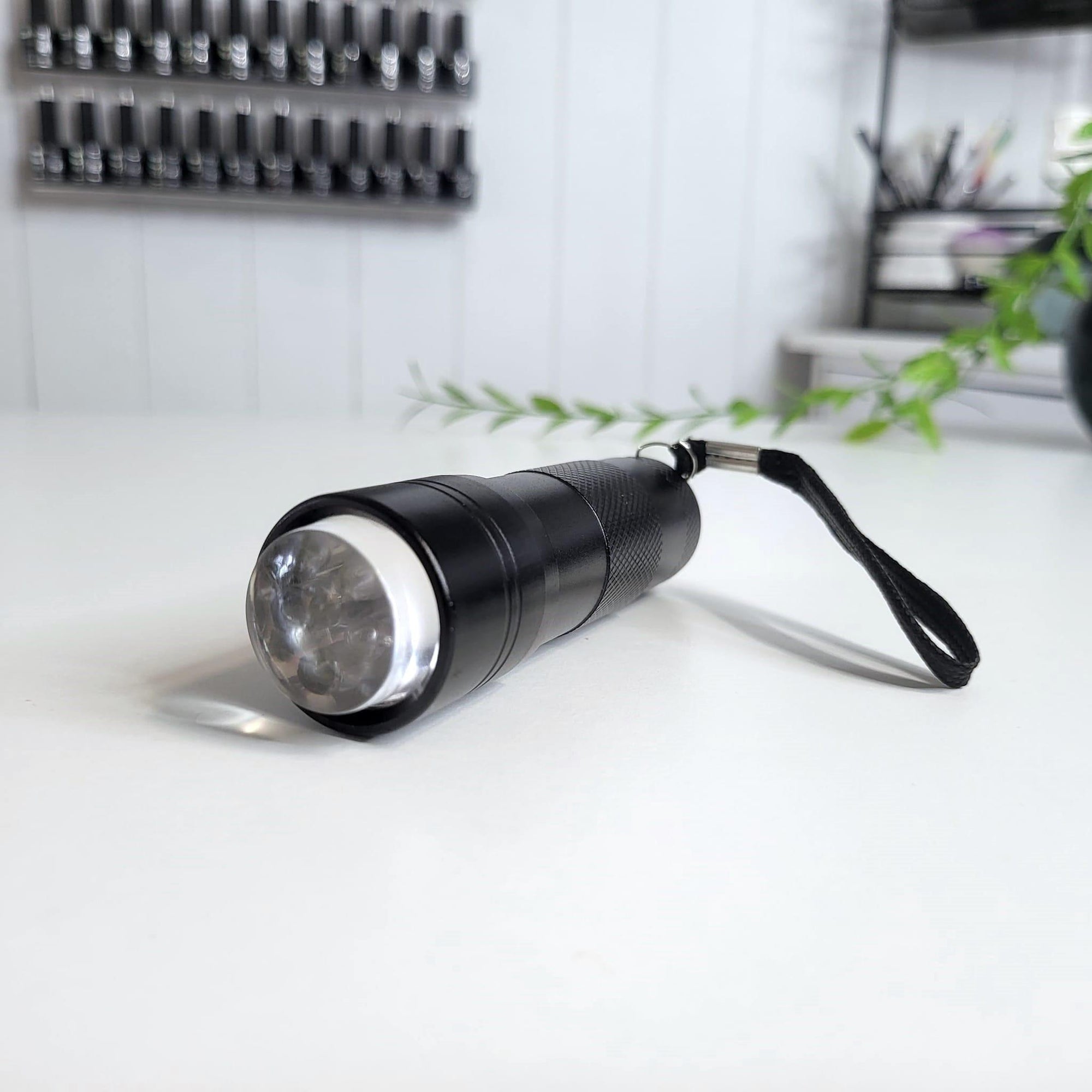 Handheld Flash Cure/Silicone Stamp UV/LED Nail Torch - BLACK