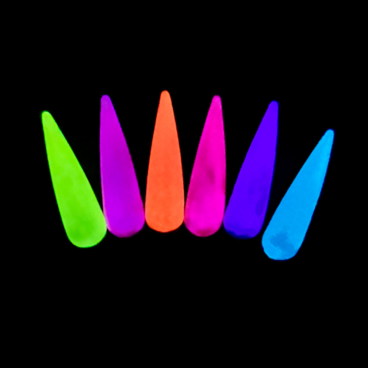 Neon Glow In The Dark Gel Polish Collection-Hema Free