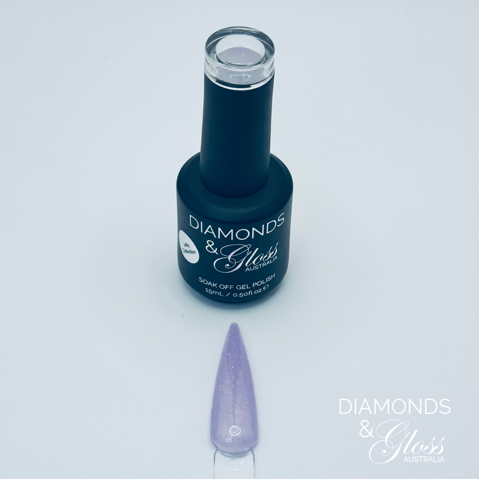 Glitter Jelly Gel Polish - 15mL - Hema Free - Periwinkle💜✨