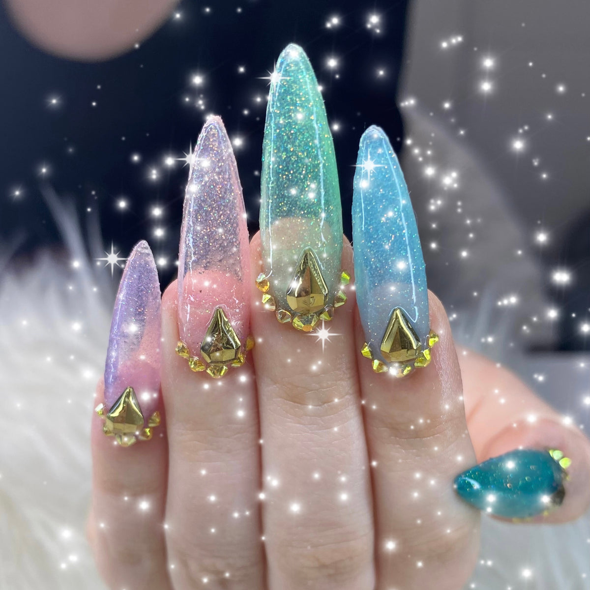 ✨ Glitter Jelly Gel Polish - 15mL - Hema Free - Candy Apple 🍏✨