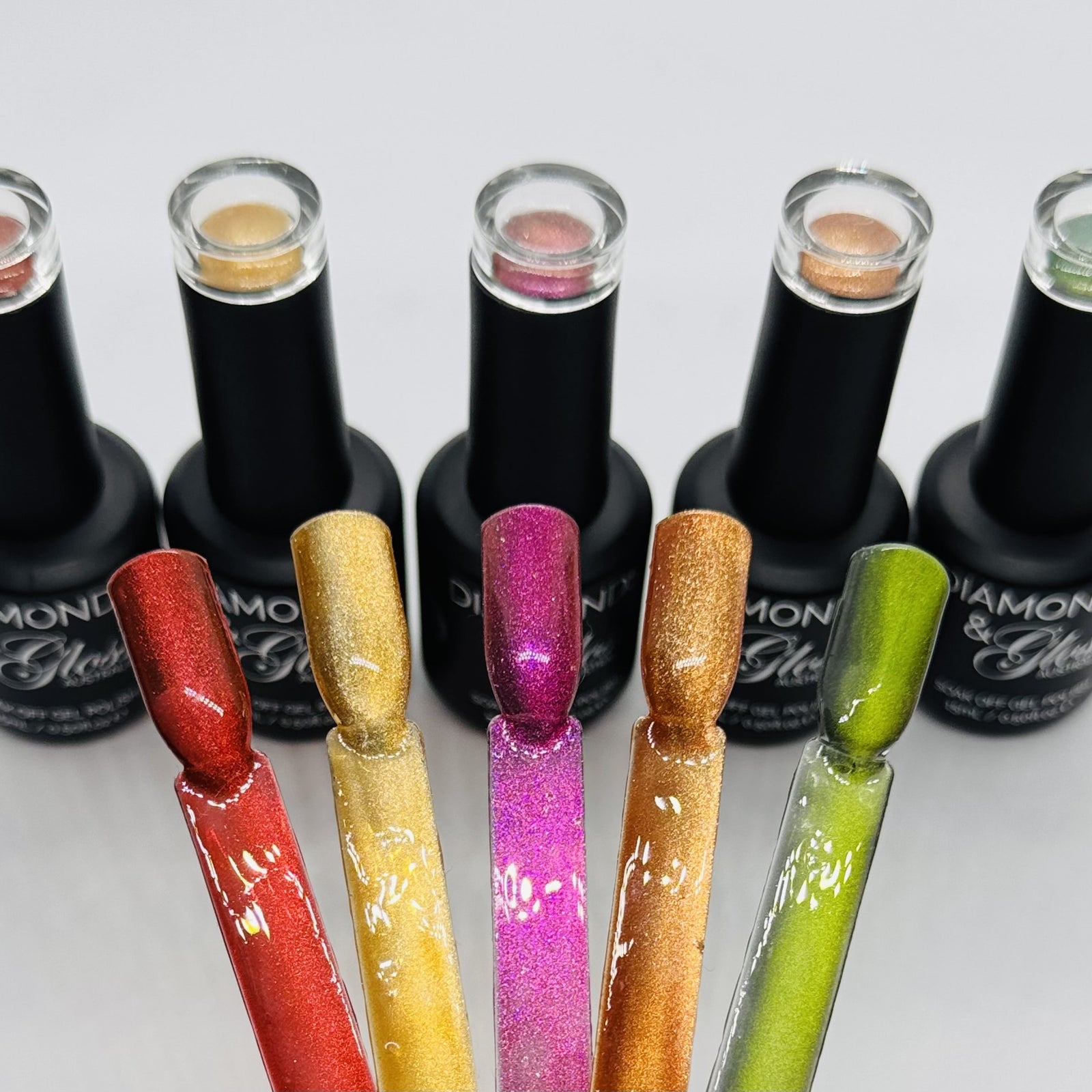 Jelly Cat Eye Gel Polish Collection- Autumn Glow Edition Includes Cat Eye Magnet & FREE EXPRESS SHIPPING