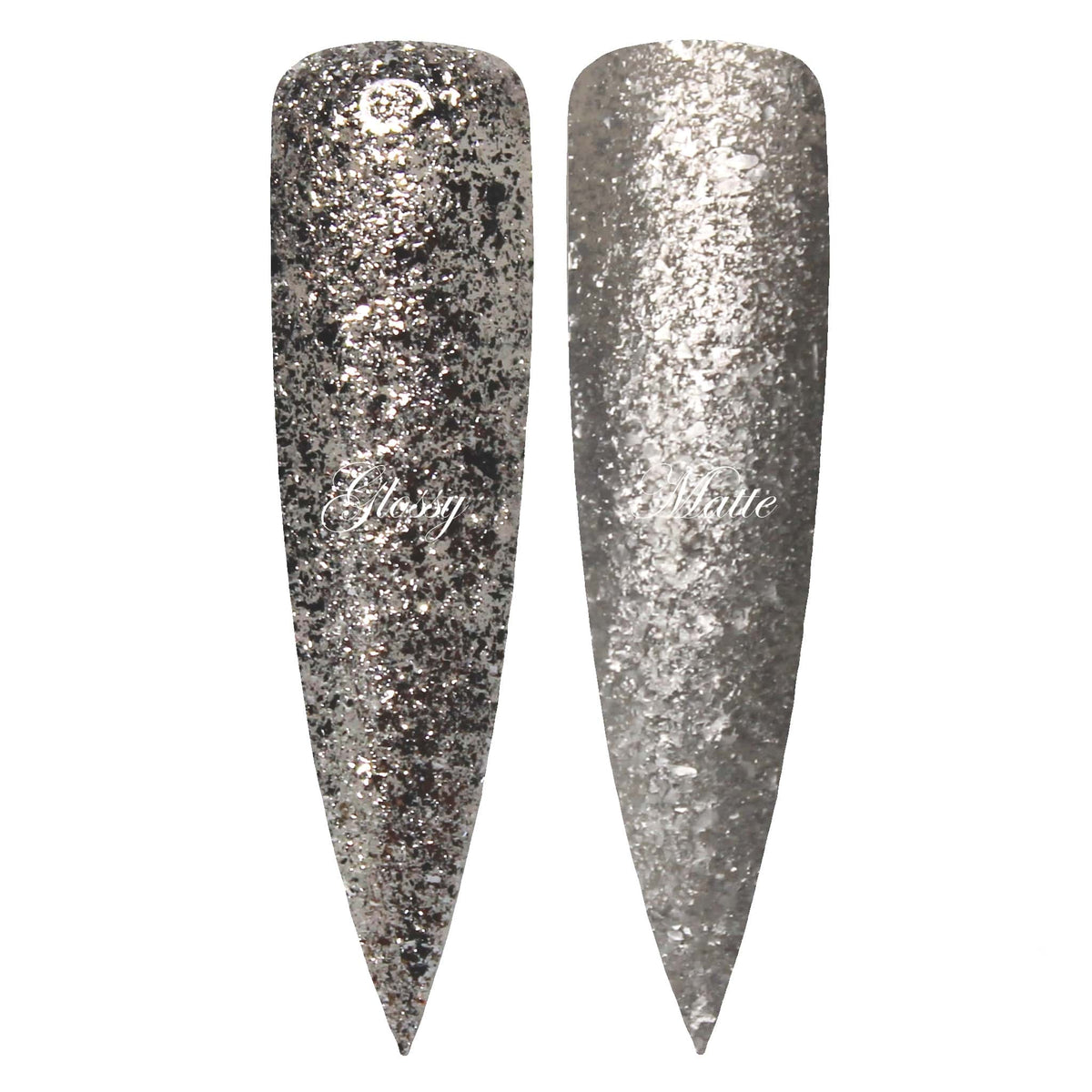 Ball Gown & Stardust Platinum Pair with Base Coat, No Wipe Top Coat & FREE 5mL Cuticle Oil