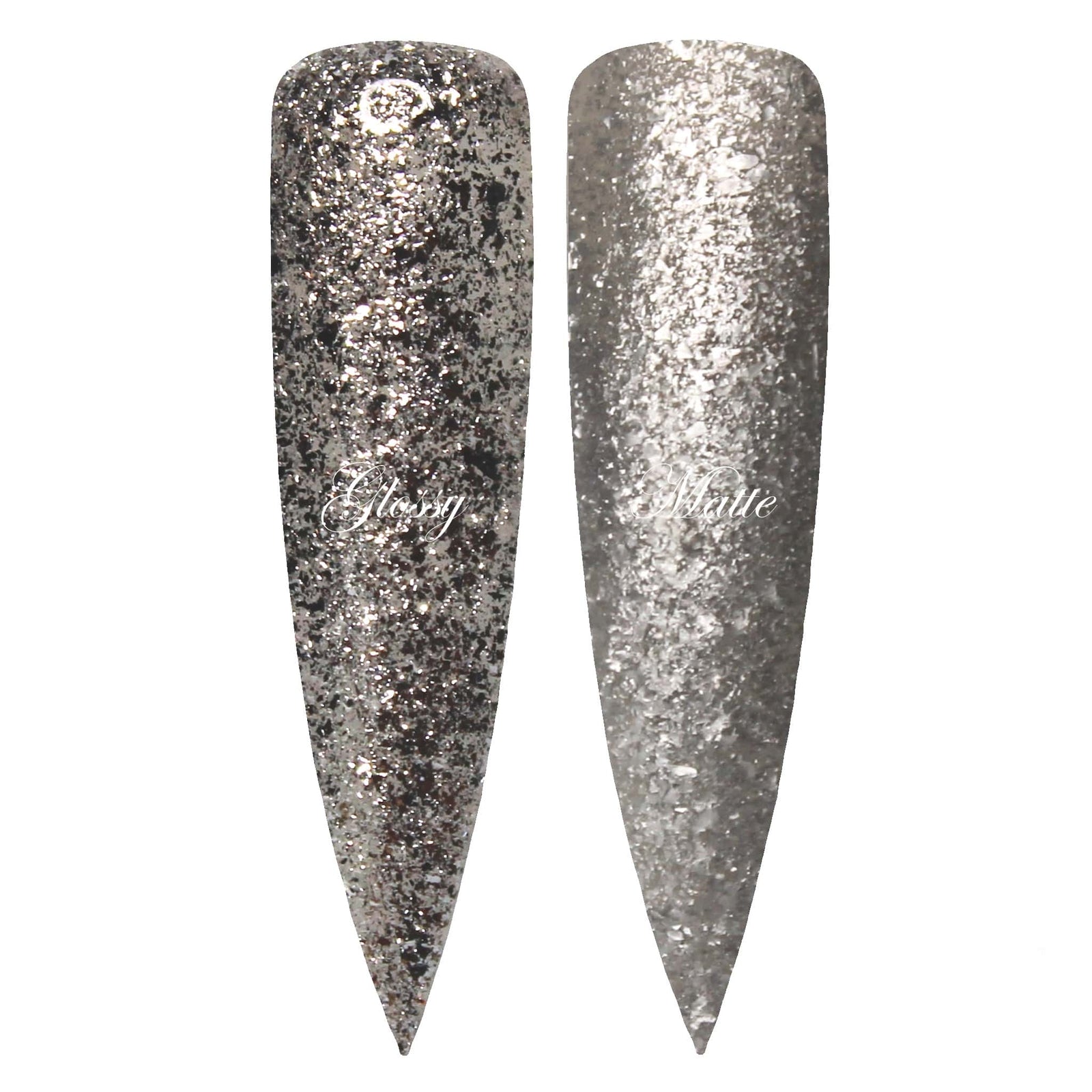 Ball Gown & Stardust Platinum Pair with Base Coat, No Wipe Top Coat & FREE 5mL Cuticle Oil
