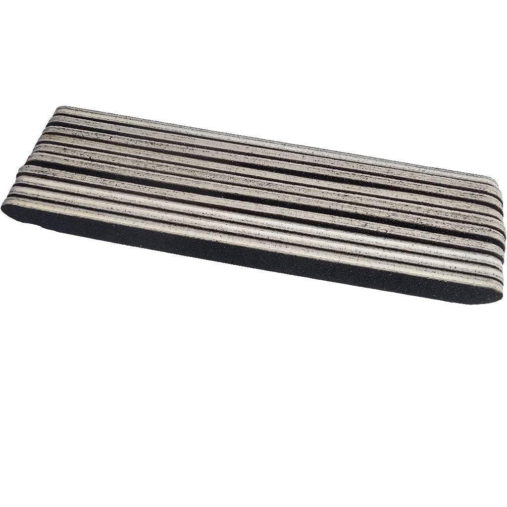 100/100 Straight Standard Nail File - Pink Core Pack of 10