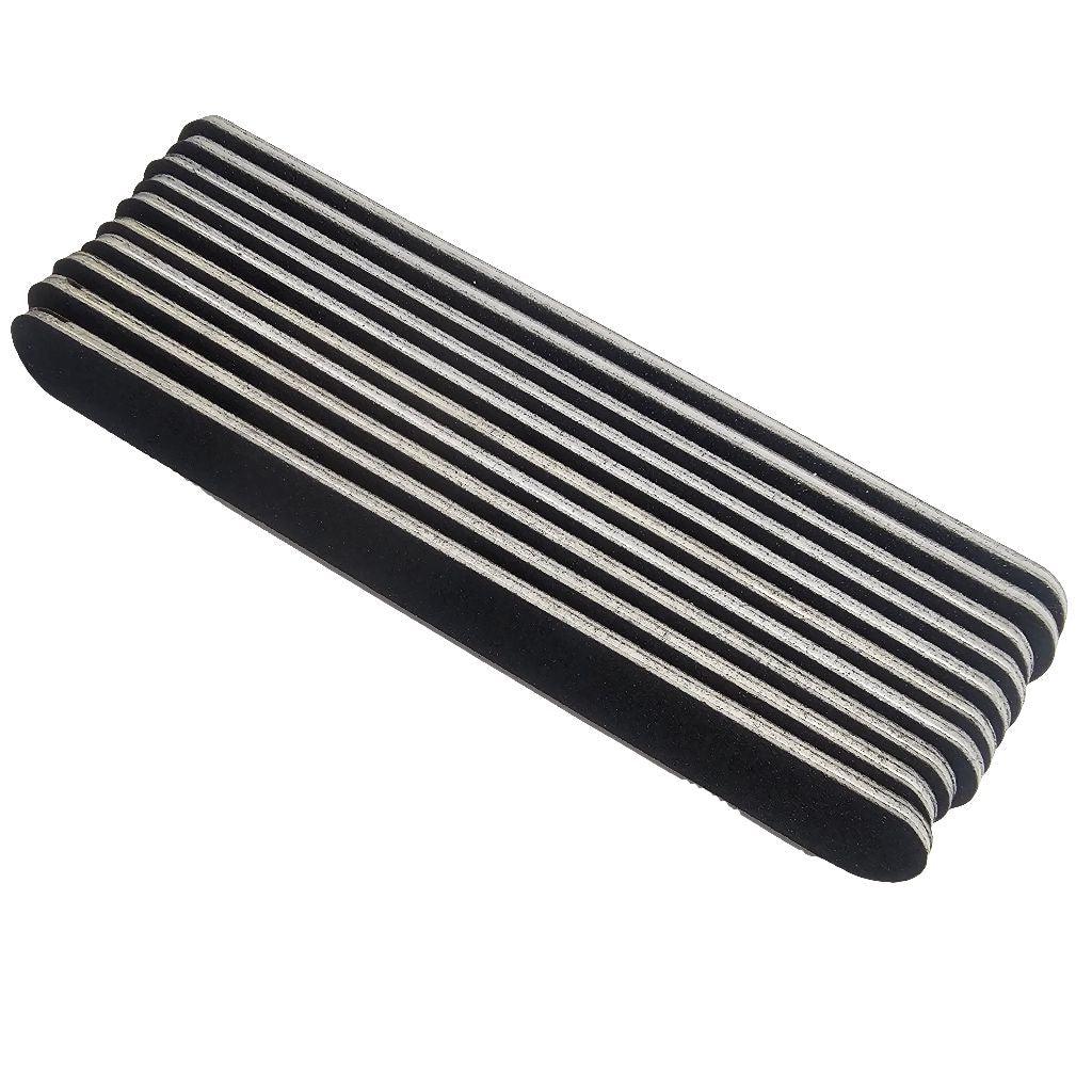 100/180 Straight Nail File - Pink Core Pack of 10