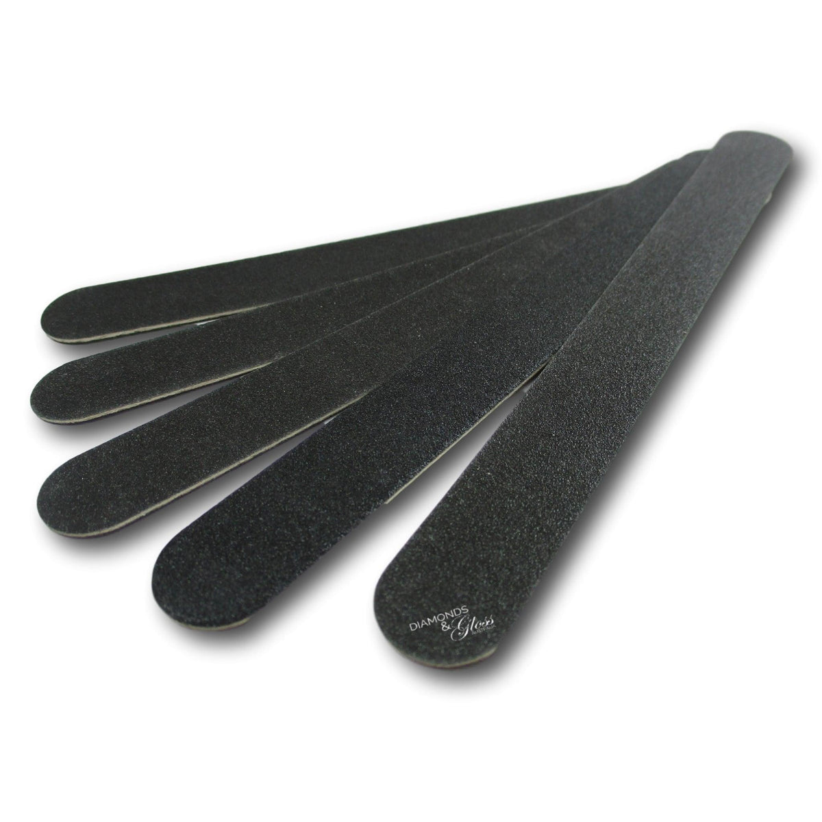 Thin Natural Nail File 5 pack 180/240 grit Diamonds &amp; Gloss Australia HEMA Free nail supplies 