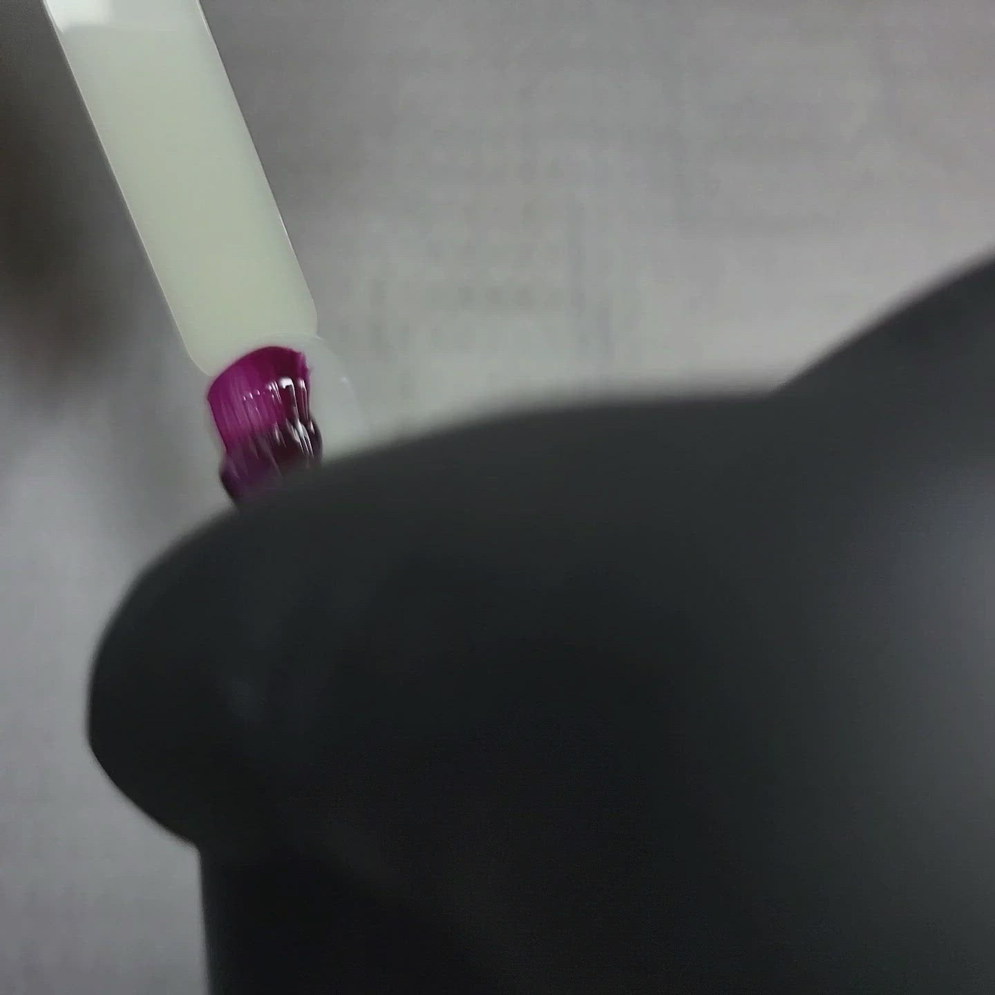 Sangria Maroon HEMA Free Gel Nail Polish Diamonds & Gloss Australia Video Painting a Nail Swatch Stick with cruelty free and vegan Gel Polish which can be used on acrylic, builder gel and polygel nails.