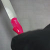 Toffee Apple Bright Neon Pink HEMA Free Gel Nail Polish Diamonds & Gloss Australia Video Painting a Nail Swatch Stick with cruelty free and vegan Gel Polish which can be used on acrylic, builder gel and polygel nails.