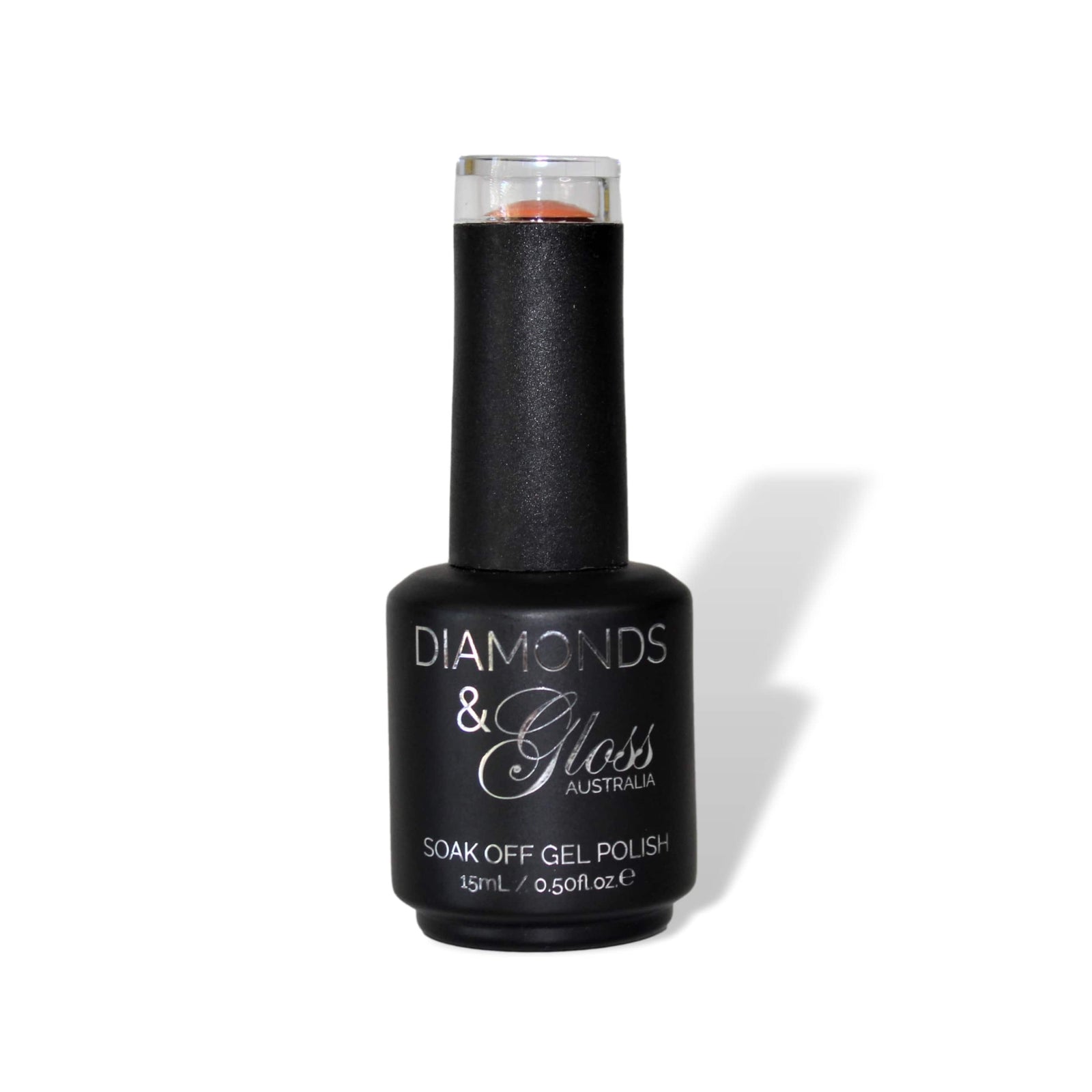 Orange Diamonds & Gloss Australia HEMA Free Burnt Orange Gel Polish Bottle