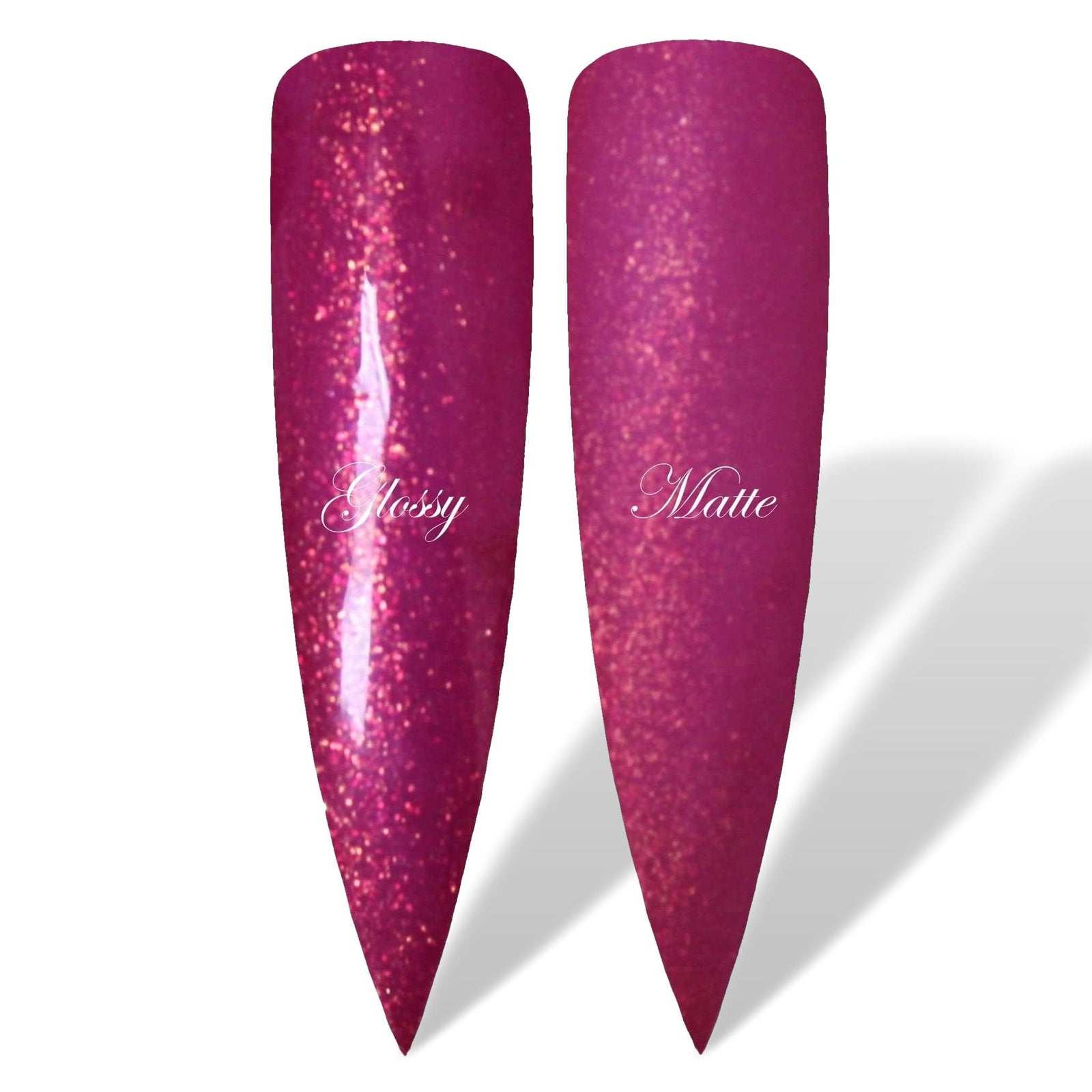 Berry Spice Glossy & Matte HEMA Free Gel Nail Polish Swatches 