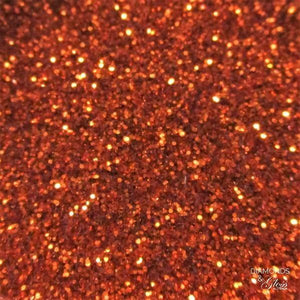 Blaze Burnt Orange Red Metallic Glitter 008  Diamonds & Gloss Australia Metallic Glitter For Acrylic, Gel, Polygel Nails and Nail Art