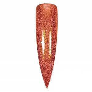 Blaze Burnt Orange Red Metallic Glitter 008  Diamonds & Gloss Australia Metallic Glitter For Acrylic, Gel, Polygel Nails and Nail Art