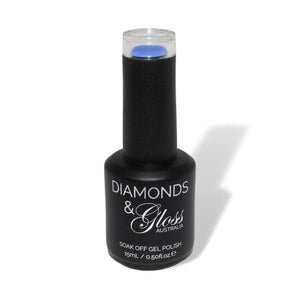 Blue Who  HEMA Free Gel Nail Polish Diamonds & Gloss Australia 15ml Bottle Vegan , Cruelty Free