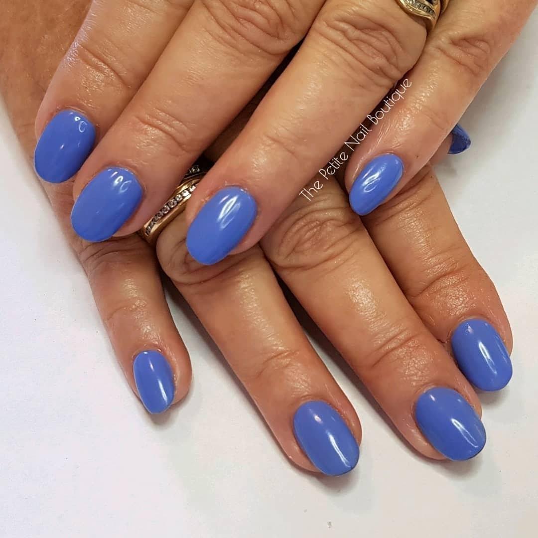 Blue Who HEMA Free Gel Nail Polish Diamonds & Gloss Australia Painted on Gel , Polygel and Acrylic Nails with Nail Art. Vegan , Cruelty Free