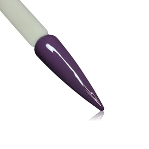 Brandywine Purple  HEMA Free Gel Polish on Nail Swatch Stick 