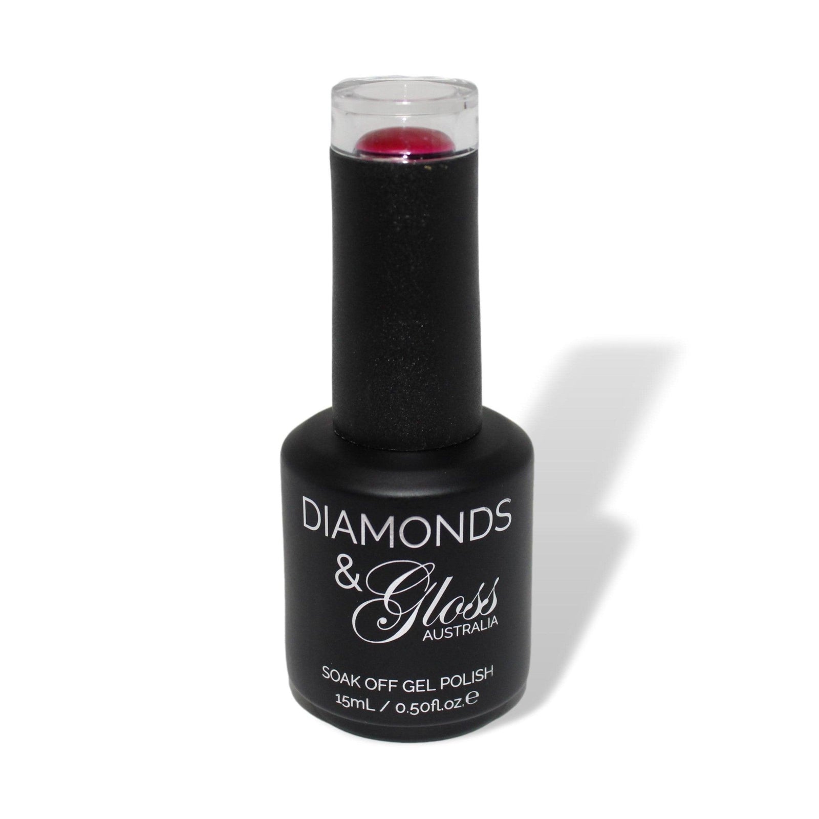 Call Me Red Holographic Glitter HEMA Free Gel Nail Polish Diamonds & Gloss Australia 15ml Bottle Vegan , Cruelty Free