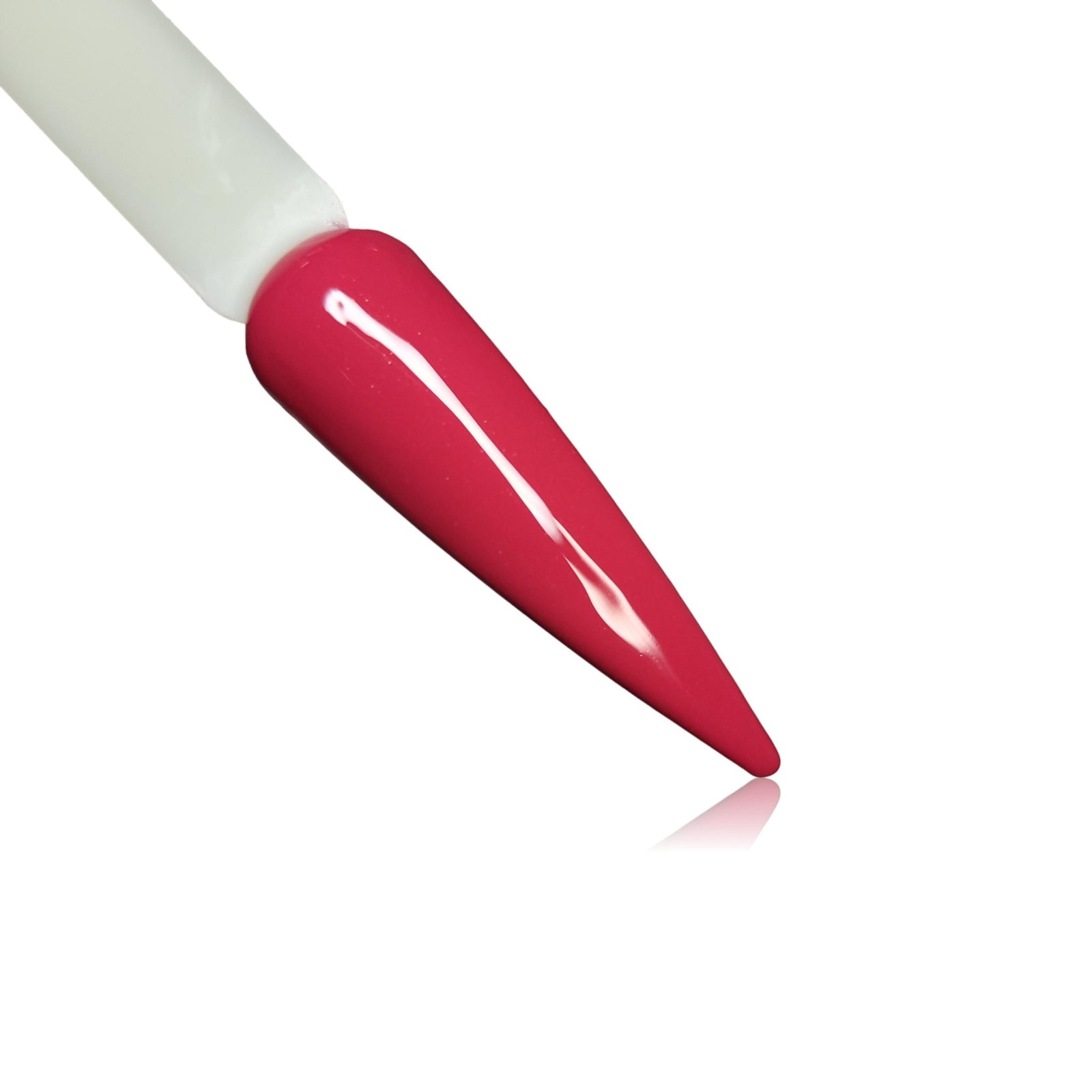 Cherry Red HEMA Free Gel Polish on Nail Swatch Stick 