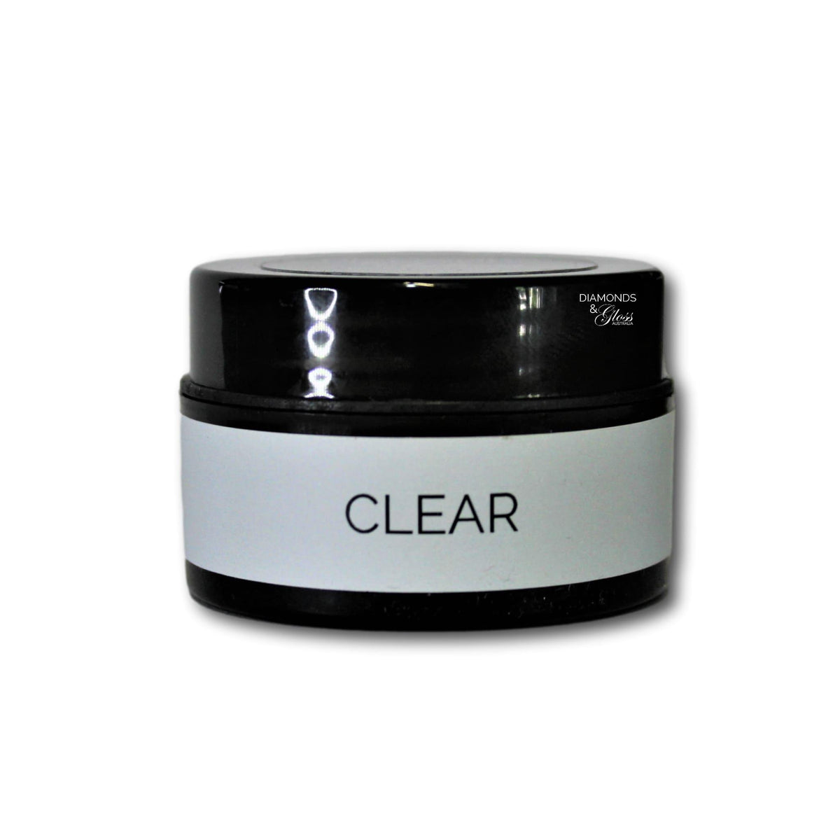 Clear Hema Free Builder Gel in a Pot 15mL size. Diamonds &amp; Gloss Australia Best Nail Supplies