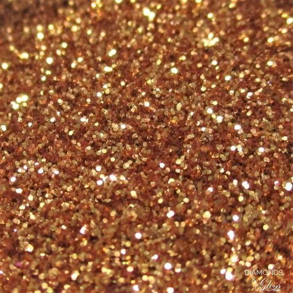 Copper Metallic Glitter 008 Diamonds & Gloss Australia Metallic Glitter Best Nail Art Supplies