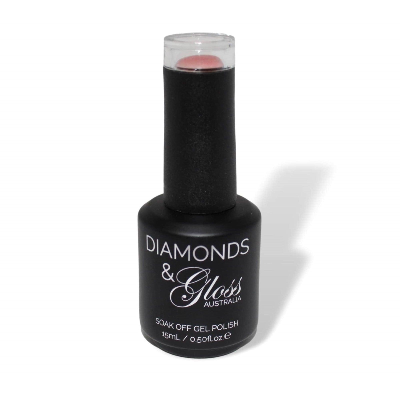 Ethereal nude Pink Shimmer HEMA Free Gel Nail Polish Diamonds & Gloss Australia 15ml Bottle Vegan , Cruelty Free