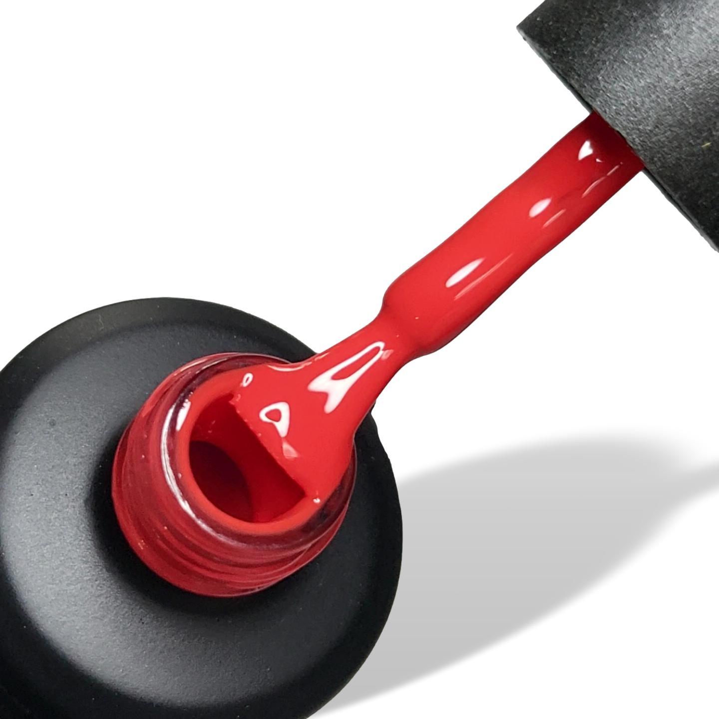 Fire Engine Red  HEMA Free Gel Nail Polish 15ml Bottle & Brush 