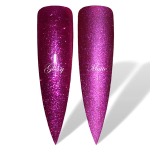 Girls Night Pink Purple Magenta Shimmer Glossy & Matte HEMA Free Gel Nail Polish Swatches 
