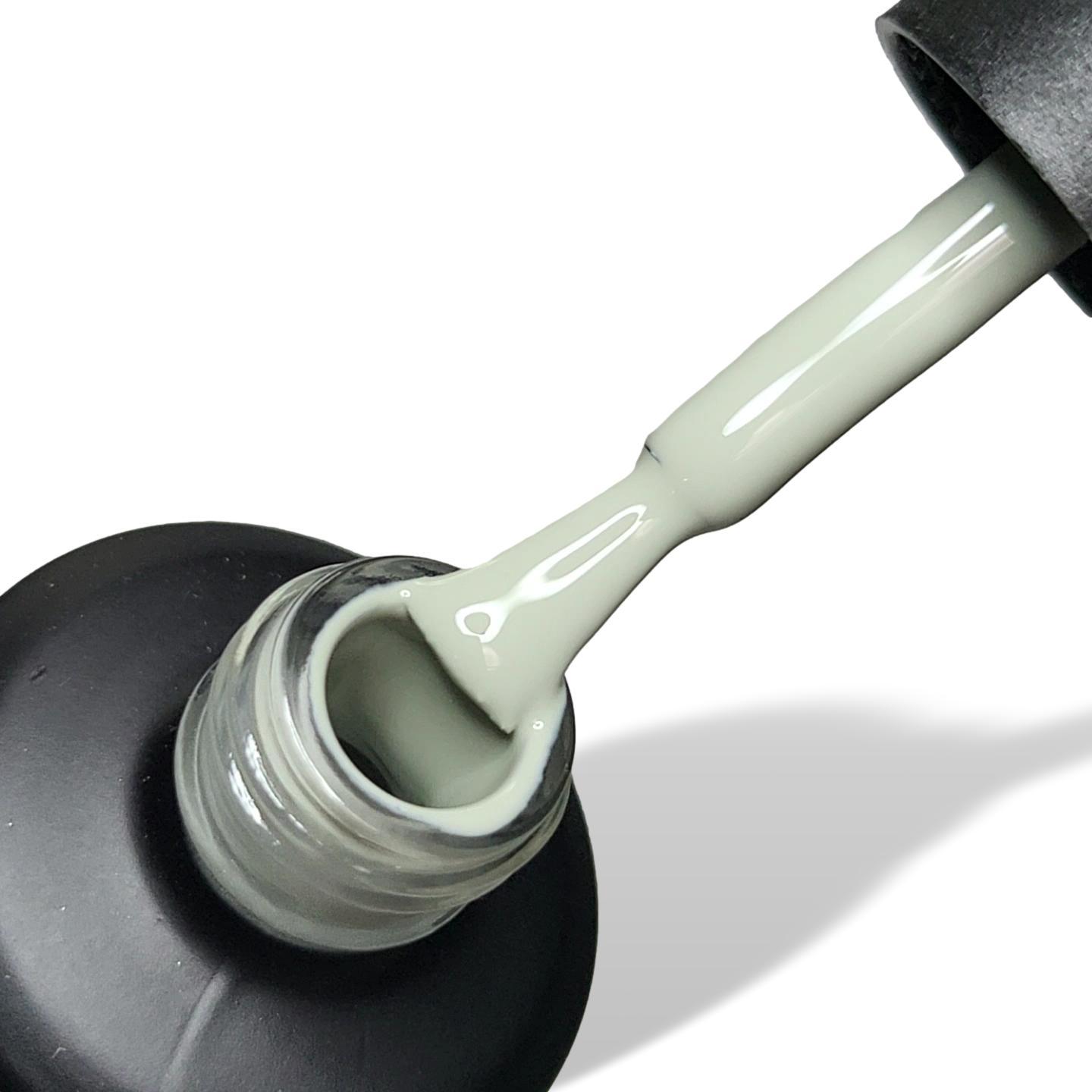 Grey Stone Light Grey HEMA Free Gel Nail Polish 15ml Bottle & Brush 