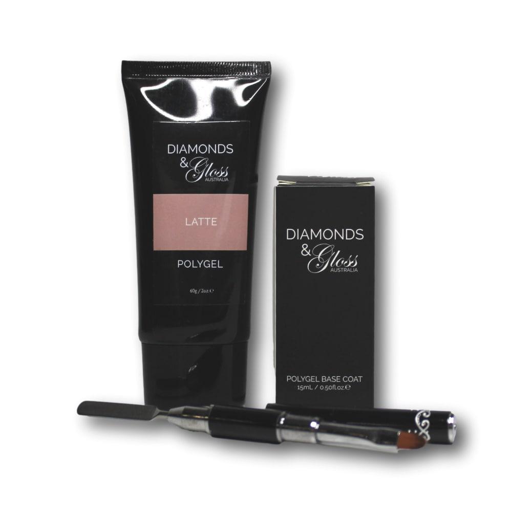 Diamonds & Gloss Australia Latte Polygel Starter Kit