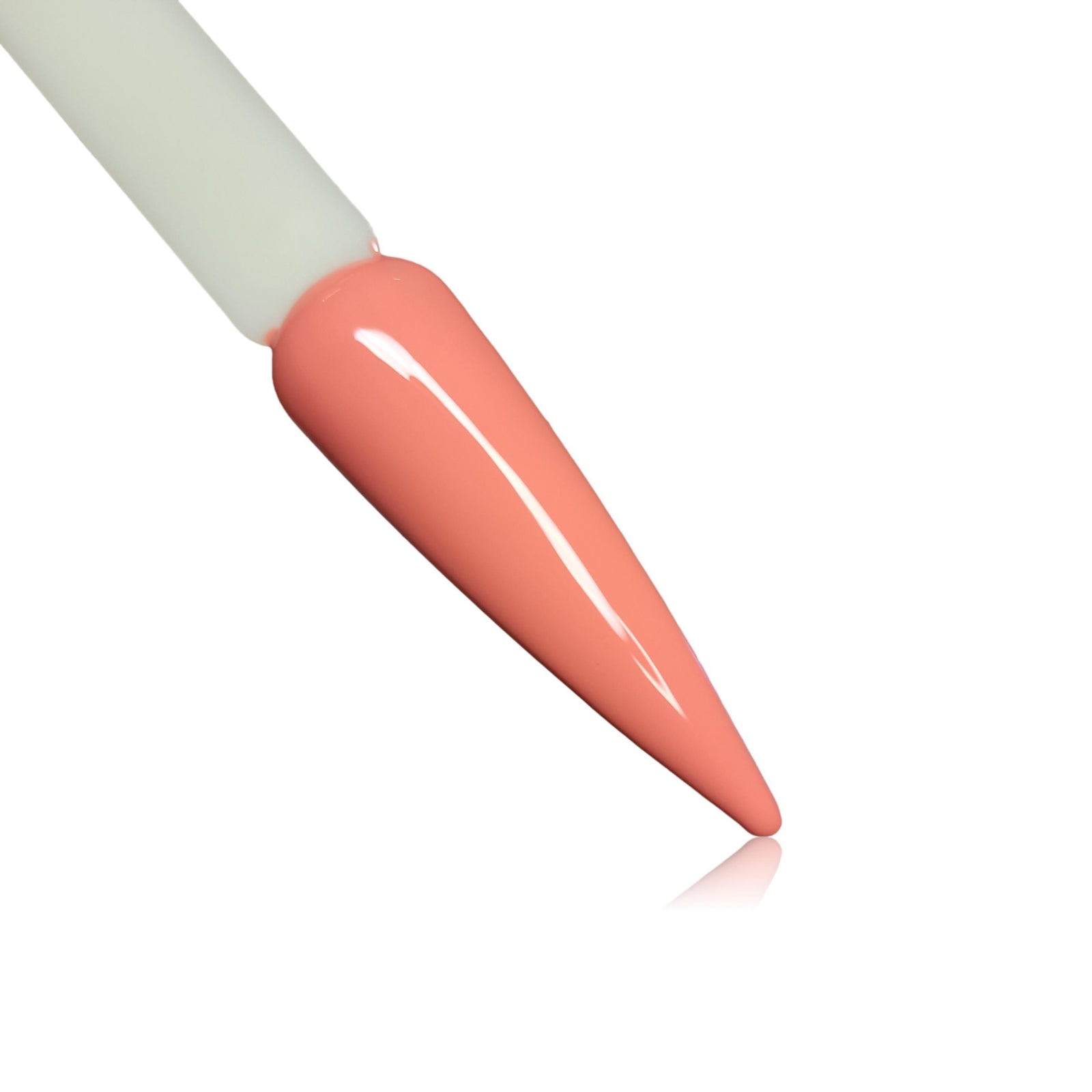 Light Coral  HEMA Free Gel Polish on Nail Swatch Stick