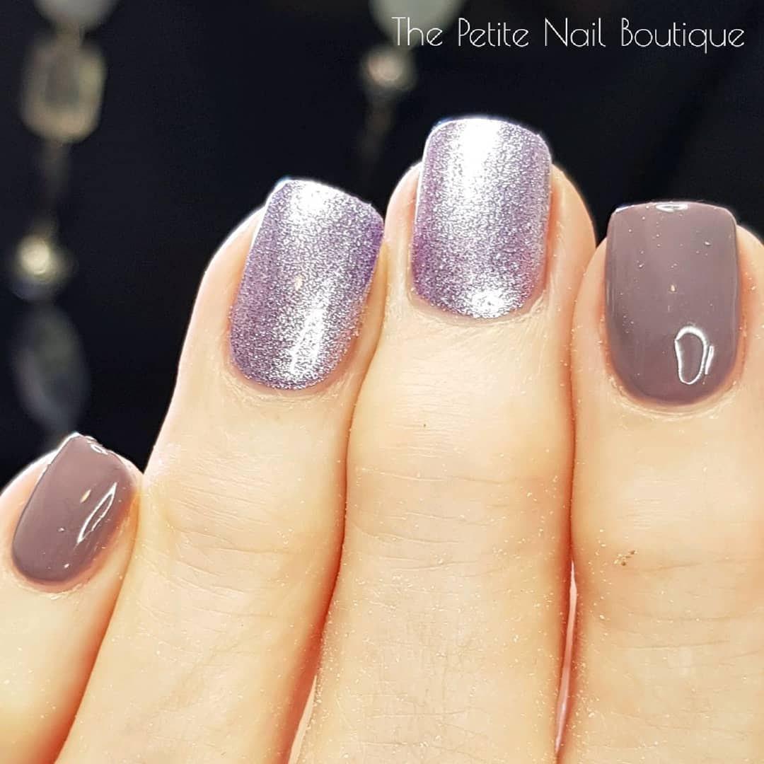 Lilac Purple Metallic HEMA Free Gel Nail Polish Diamonds & Gloss Australia Painted on Gel , Polygel and Acrylic Nails with Nail Art. Vegan , Cruelty Free