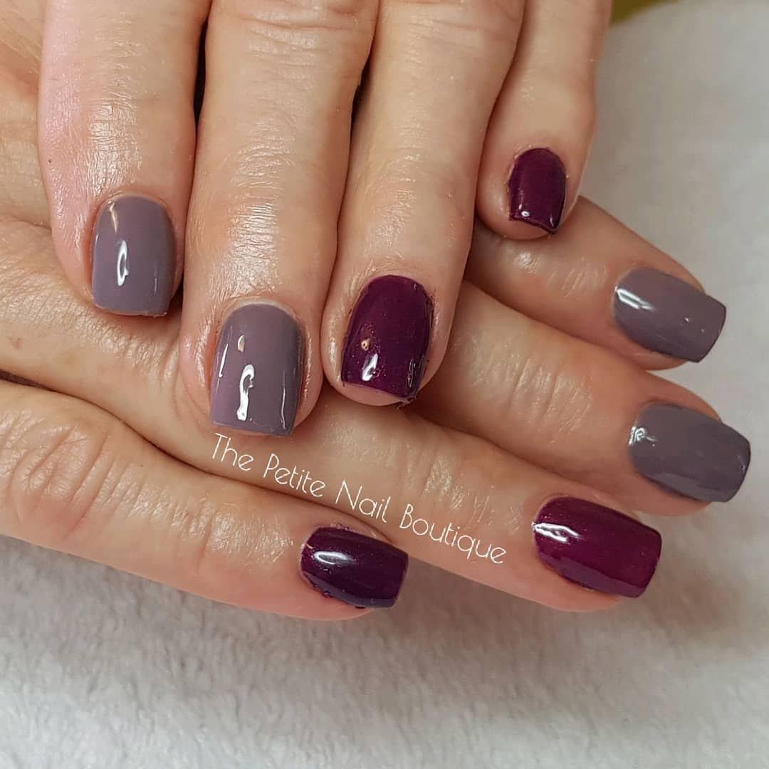 Merlot Deep Purple Maroon Shimmer HEMA Free Gel Nail Polish Diamonds & Gloss Australia Painted on Gel , Polygel and Acrylic Nails with Nail Art. Vegan , Cruelty Free