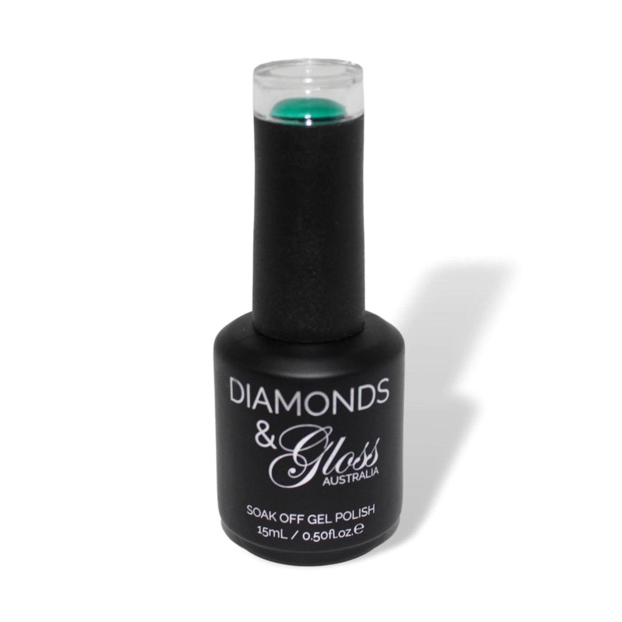 Mermaid Green Shimmer Mermaid HEMA Free Gel Nail Polish Diamonds & Gloss Australia 15ml Bottle Vegan , Cruelty Free