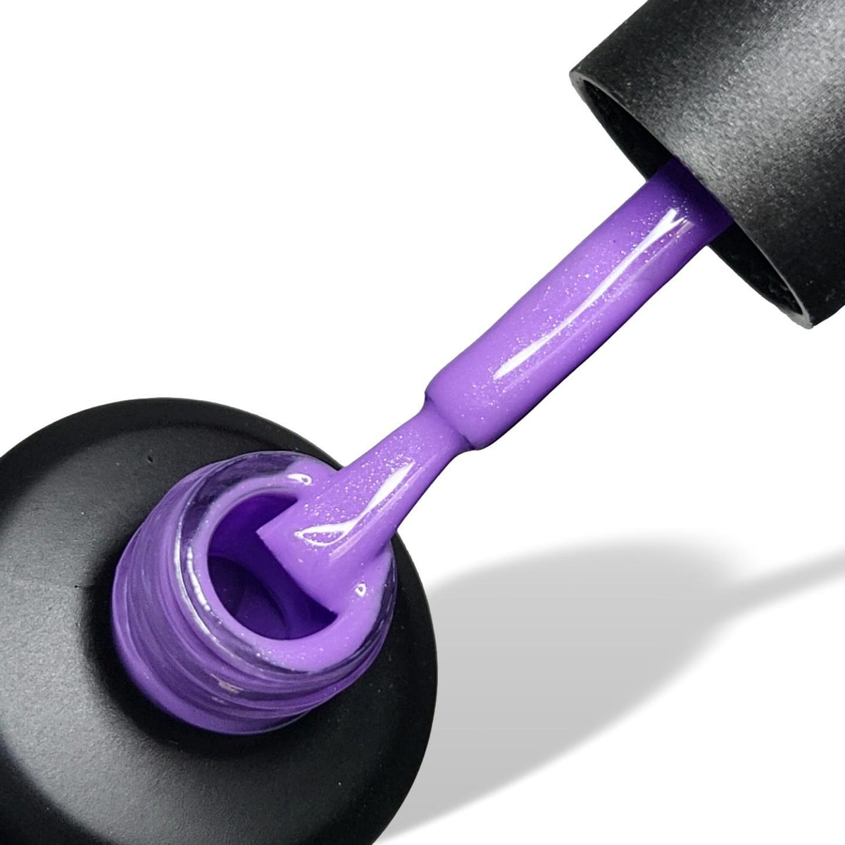 Met My Match Light Purple Lavender Shimmer HEMA Free Gel Nail Polish 15ml Bottle & Brush